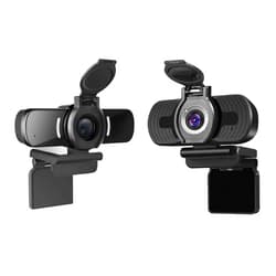 LarmTek 1080p Full Hd Webcam with Webcam Cover, Roll over image to zoom in Computer Camera with Microphone