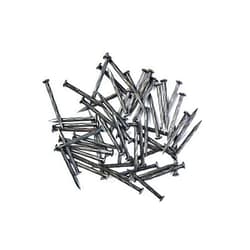 ÖÇS 2 inch (50 mm) Length Fluted Hardened High Carbon Steel Point Tip Wall Masonry Concrete Black Nails (50 pcs.)