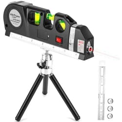 AikTryee Laser Level Tool Multipurpose Laser Level Line Laser Kit With triangle bracket for Picture Hanging, cabinets Walls by AikTryee
