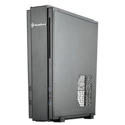 SilverStone Technology Milo Z Mini-ITX/DTX Small Form Factor SFX Computer Case with PCI-E Riser Card, Black (ML07B)
