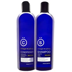 Krieger + shne k+s Shampoo and Conditioner Bundle, Man Series, Contains Tea Tree Oil, for All Hair Types, 2x 16oz bottles
