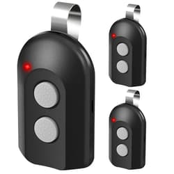 LARSEBEI Universal Garage Door Opener Remote, 3 pcs Replacement, Compatible with LiftMaster Chamberlain Craftsman, ACSCTG Type 1 2 3, 2 Buttons