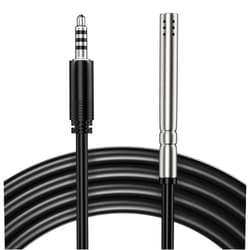 VIVOSUN Temperature & Humidity Sensor Probe, Waterproof Stainless Steel Environmental Monitoring Probe for GrowHub Controller E42/E42A, AeroLab THB1/THB1S, 12ft