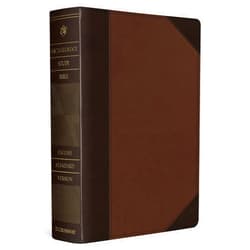 ESV Bibles,David L. Adams,Barry J. Beitzel,David Chapman,Mark W. Chavalas ESV Archaeology Study Bible (TruTone, Brown/Walnut, Portfolio Design): Holy Bible, English Standard Version
