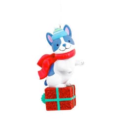 Hallmark Dog Ornament for Christmas Tree (Puppy Sitting on Ornament)