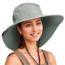 Solaris Wide Brim Women Sun Hat, UPF 50+ Sun Protection Outdoor Hat for Gardening Hiking Safari, Only Suitable Small Head