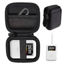CaseSack Case for Mini CO2 Detector Meter Compatible with Vitalight, omlcines, Also for Carbon Monoxide CO Detector Compatible with Forensics FD-CAR001, FD-TRAVEL001