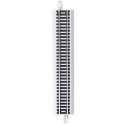 Bachmann Trains Snap-Fit E-Z TRACK WORLD’S GREATEST HOBBY FIRST RAILROAD TRACK PACK - NICKEL SILVER Rail With Grey Roadbed - HO Scale Medium