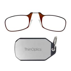 ThinOptics Keychain Case and Readers Rectangular Reading Glasses
