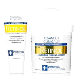 Advanced Clinicals Retinol Body Butter Lotion Moisturizer Face Lotion & Body Cream | Crepey Skin Care Treatment | Retinol Cream Targets Look Of Crepe Skin, Wrinkles, & Sagging Skin, 16OZ + 2OZ Travel