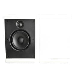 Polk Audio OWM3 Wall and Bookshelf Speakers | The Most High-Performance Versatile Loudspeaker | Paintable Grilles (Pair, White)