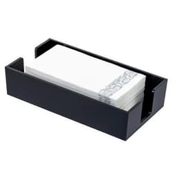 MyGift Premium Black Acrylic Bathroom Paper Hand Towel Tray, Vanity Countertop Multifold, Z-Fold, C-Fold Disposable Napkin Dispenser Holder for Guest Bathroom, Powder Room, Hotel or Retail Settings