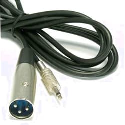 InstallerParts 6Ft XLR Male to 3.5mmm Mono Male Cable -Can Be Used with Microphone Cables, Audio Interfaces, PA Applications and More!