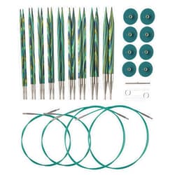 Knit Picks Options Wood Interchangeable Knitting Needle Set - US 4-11 (Caspian)