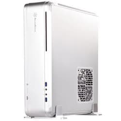 SilverStone Technology Fortress Z FTZ01 Aluminum unibody Mini-ITX Small Form Factor case, Silver, SST-FTZ01S, 14.8
