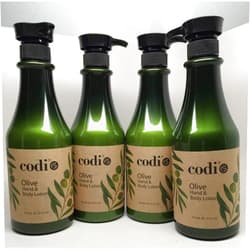 Codi Olive Hand & Body Lotion 25 fl oz 750ml 4 pc by Codi