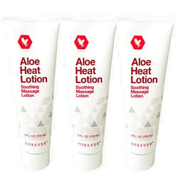 Generic Forever Aloe Heat Lotion, Soothing Warm Massage Body, arm, Foot Lotion, Cool Relaxing Scent Menthol 4FL. OZ (118 ml) - Pack of 3