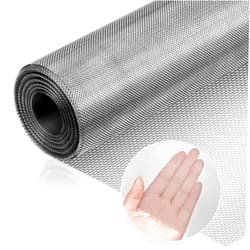Valchoose 304 Stainless Steel Mesh 16X144 in (407x3660mm), 20 Mesh Woven Metal Screen Mesh, Pretty Sturdy Wire Mesh Screen Not Rusty, Flexible, Perfect as The Airflow, Unwanted Guests Block Cover