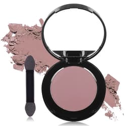 MEICOLY Matte Mauve Eyeshadow with Mirror,Taupe Eye Shadow Palette for Older Women and Girls,Pressed Powder Single Eyeshadow,Eye Makeup Eyelid Color,High Pigment,Waterproof