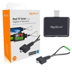 Geniatech MyGica Type-C USB TV Tuner Card, Watching ATSC Digital TV Anywhere, Freeview HD TV Receiver, Recast Wireless HDTV Stick Tuner Adapter, USB TV Antenna for Android Phone Tablet PC Pad, No Internet Need