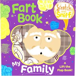 Buddy & Barney: Scratch & Sniff Book: My Family Fart Book - Rhyming Board Book, Lift The Flap, 6 Real Smells, Funny Reading, Toddlers & Kids Ages 2+