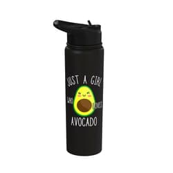 Lustige Avocado Früchte Liebhaber Avocado Girls Sweet Avocado Fruit Lovers Summer Fruit Stainless Steel Insulated Water Bottle