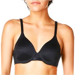 Bali Womens One Smooth U Underwire Bra, Smoothing & Concealing Full-coverage Df3w11 Bras, Black, 34C US