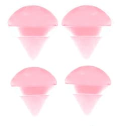 Xinjue Makeup Sponge,Makeup Sponges Blender Set Beauty Cosmetic Foundation Blending Applicator Puff, Flawless for Liquid Cream Powder 4 PCS (Pink)