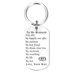 CPLJW Soulmate Anniversary Valentine Wedding Keychain Gifts for Love Husband Wife Girlfriend Boyfriend Birthday Gifts