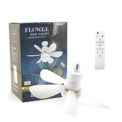 Flyfox Ceiling Fan with Light 16.5IN - LED Ceiling Fan with Remote | Adjustable Color Temperature (3000K-6500K), 3 Color Options, 1000 Lumens for Bedroom, Kitchen, Home Office, Study Room