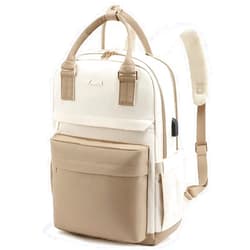 LOVEVOOK Laptop Backpack for Women 14 Inch Laptop Bag with USB Port, Fashion Waterproof Backpacks Teacher Nurse Stylish Travel Bags Vintage Daypacks Bookbag for College School Work