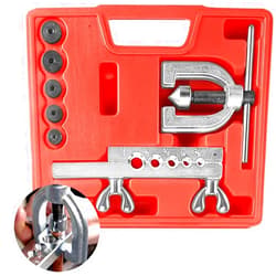 TIOIT COEME Brake line Flaring Tool, Double Flaring Tool kit Copper Aluminum Soft Steel Brake Line and Brass Tubing Tools 45 Degree Flares
