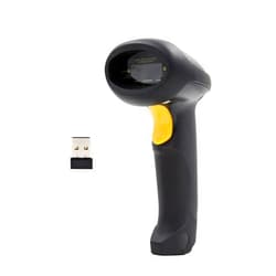 TEEMI Wireless Barcode Scanner Handheld Automatic 1D Laser Rechargeable Bar Code Reader USB Plug and Play with 2.4G Receiver for Windows PC Mac OS Linux (No stand)