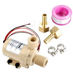 bayite BYT-7A006 DC 12V Solar Hot Water Heater Circulation Pump Low Noise 3M Discharge Head 2.1GPM