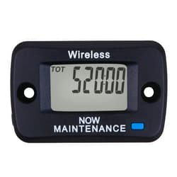 Runleader Digital Vibration Activated Hour Meter Gauge,Maintenance Reminders,Suitable for Any Gas or Diesel Engines,Works on Lawn Mower Generator Compressor High Pressure Washer