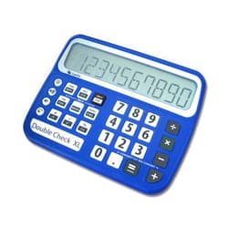 Caretec DoubleCheck XL Talking Low Vision Commercial Calculator