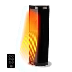 BLACK+DECKER Ceramic Space Heater with Adjustable Thermostat, Tower Heater for Vertical or Horizontal Use, Portable Heater & Tower Fan with 3 Settings, Oscillating Electric Heater
