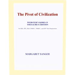 Icon Group The Pivot of Civilization (Webster's Korean Thesaurus Edition)