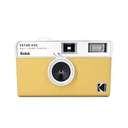 KODAK EKTAR H35 Half Frame Film Camera, 35mm, Reusable, Focus-Free, Lightweight, Easy-to-Use (Sand) (Film & AAA Battery are not Included)