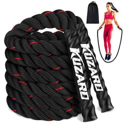 KUZARO Jump Rope, Weighted Jump Rope for Women, Heavy Jump Ropes for Fitness, Home Gym Exercise Equipment, Adult Skipping Rope for Improve Strength, Weight Loss, Boxing Training,Total Body Workout Equipment