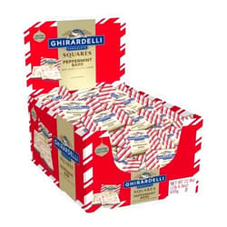 Ghirardelli Peppermint Bark - 22.8 oz Caddy of Peppermint Bark - Enjoy the Delicious and Classic Taste of Ghirardelli Peppermint Bark - Perfect for the Holidays