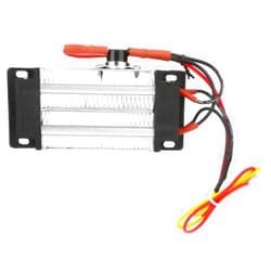 Walfront PTC Air Heater PTC Ceramic Air Heater 110V 300W Insulated PTC Heater Ceramic Aluminum Tube Air Heater Heating Element (110V300W)