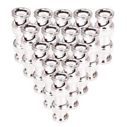 BeElion 15-Pack BNC Male to Male Coaxial Coupler Straight Adaptor Connector M/M