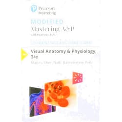 Frederic Martini,William Ober,Judi Nath,Edwin Bartholomew,Kevin Petti Modified Mastering A&P with Pearson eText -- Standalone Access Card -- for Visual Anatomy & Physiology (3rd Edition)