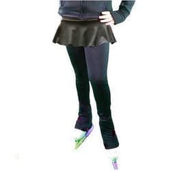 UniqGarb Victoria's Challenge Black ice Skating Leggings Skate Pants Polartec Skirtpants CL VCSP17 Merged