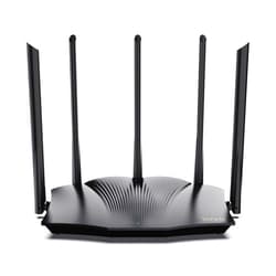 Tenda WiFi 6 Gaming Router, AX3000 Dual Band Gigabit Wireless Router for Home, Long Range Coverage with 5 * 6dBi High-Gain Antennas, High Speed Router with 4 Gigabit Ports, Support WPA3, VPN(RX12Pro)