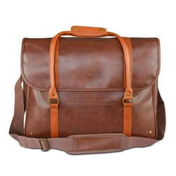 Freshore® Wine Leather Tote Cooler Insulated Bag - Luxury 2 Bottle Carrier Design For Lunch/Travel - Idea Gift For Women/Man