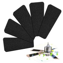 Improvedhand Upgrade Ceiling Fan Filter- Unscented Activated Coconut Shell Carbon Air Purifier Pads for Fan Blades, Universal Easy Stick Fan Blade Air Purifier Pads for Home 5 Pack