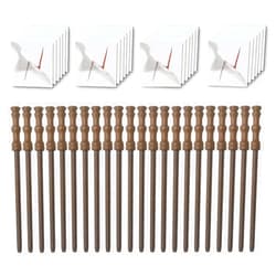 YoHold 24 Pieces Wand Pencils, 24pcs Lightning Bolt Scar Temporary Tattoo for Kid/Boys/Girls Magic Birthday Party Favors ,Goody Bag Filler,Halloween Decor,School Rewards(24pcs each)