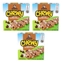 Generic Quaker Chewy Granola Bars - Rocky Road, 120g/4.2 oz (Pack of 3) Shipped from Canada